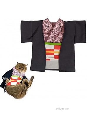Halloween Pet Costume Anime Cosplay Clothes Puppy Cat Small Dog Cartoon Costume Kimono