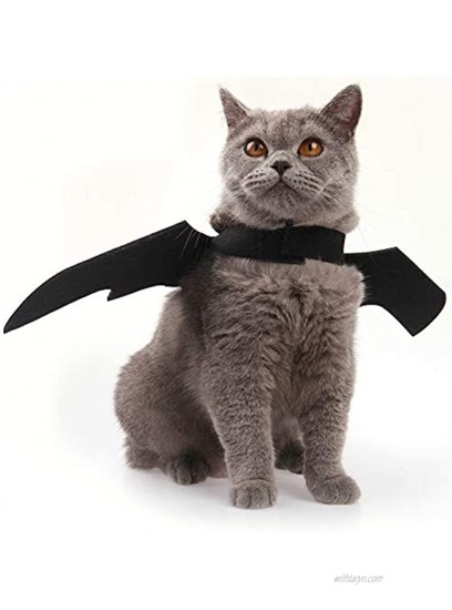 Nigua Pet Cat Bat Wings for Halloween Cosplay Bat Wing Costume Decoration for Puppy Dog Cat