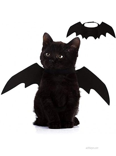 Nigua Pet Cat Bat Wings for Halloween Cosplay Bat Wing Costume Decoration for Puppy Dog Cat