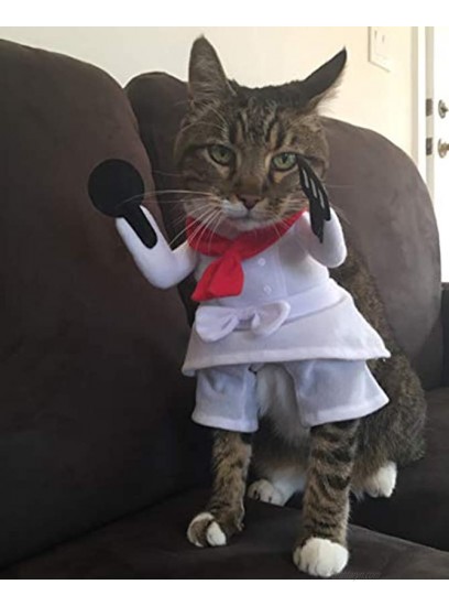 SAZAC Chef Cat Costume Pet Costume Authentic Japanese Kawaii Design Animal-Safe Materials Premium Quality