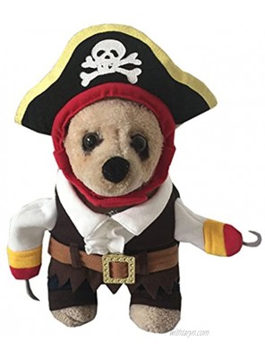 yolsun Caribbean Pirate Pet Costume for Little Dogs & Cats