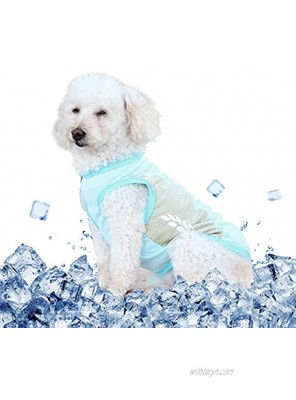 Dog Cooling Vest Breathable Dog Cooling Shirt for Hot Weather Summer- Dog Cooling Jacket Soft Lightweight Stretchy- Reflective Pet Cooling Vest for Small Medium Large Dogs Outdoor Walking Hiking