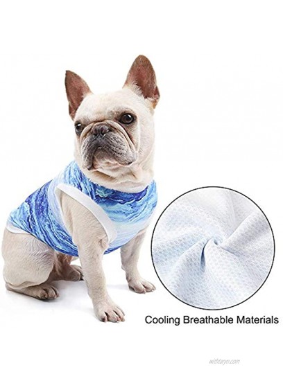 Dog Cooling Vest Harness Pet Anxiety Relief Sun Shield Dog Shirt Soft Light Weight Pet Jacket Mesh Breathable Cooling Coat for Small Medium Large Dogs Walking Hunting Sport Outdoor Hiking Summer