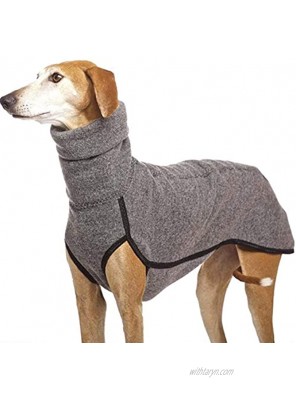 Esobo Warm Pet Clothes Winter Dog Coat Soft Shirt Vest for Small Medium Large Dogs L,Grey