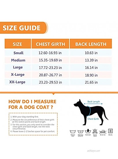 Preferhouse Dog Winter Coat Waterproof Windproof Dog Reflective Warm Vest Dog Pet Apparel for Cold Weather Dog Outdoor Jacket for Small Medium Extra Large Dogs with Removable Hat