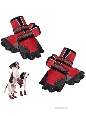 Bowite Dog Boots Shoes for Dogs with Rugged Anti-Slip Soles for Walking and Standing