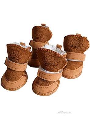 Dog Boots Paw Protector Anti-Slip Dog Shoes,Dog Australia Boots Pet Antiskid Shoes Winter Warm Skidproof Sneakers for Small Dog