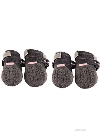 V-Hao Adjustable Dog Boots Non-Slip Tear-Resistence Pet Booties for Dog Waterproof Paw Protectors Durable Dog Hiking Shoes Outdoor