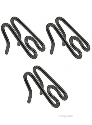 Herm Sprenger Package of 3-2.25mm Black Stainless Steel Spike Pinch Prong Extra Link 50530