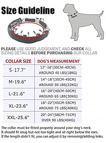 Mayerzon Prong Dog Training Collar with Protector Steel Chrome Plated Dog Prong Collar Pinch Collar for Dogs