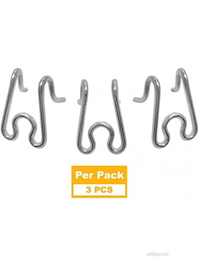 Prong Collar Links Set of 3 Pinch Collar Links and 30 Prong Collar Covers Extra Chrome Links and Rubber Tips