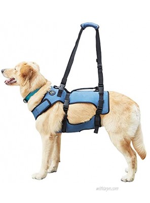 Coodeo Dog Lift Harness Full Body Support & Recovery Sling Pet Rehabilitation Lifts Vest Adjustable Breathable Straps for Old Disabled Joint Injuries Arthritis Paralysis Dogs Walk