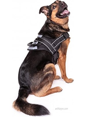 No Pull Dog Harness Large Breed Training Harnesses for Large Dogs Black Dog Vest with Handle & 3M Reflective Material for Extra Control and Safety XL Size
