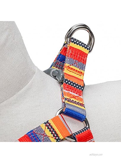 Blueberry Pet Essentials Step-in Nautical Flags Inspired Designer Dog Harness
