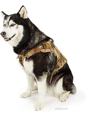 Camo Harness for Large Dogs Tactical Dog Vest
