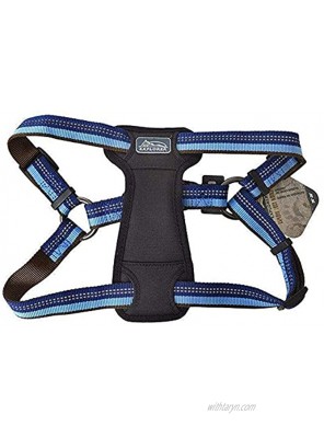Coastal Pet K9 Explorer Reflective Adjustable Padded Dog Harness 20 to 30 by 1 Sapphire color 1-Unit