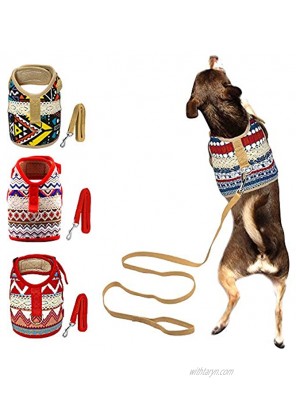 Muttitude Dog Harness & Leash Set for Small Breeds