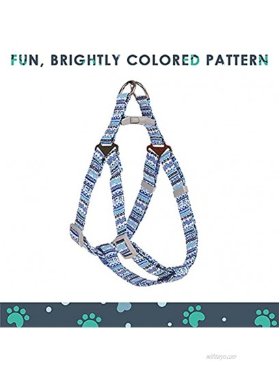 Petsyards Dog Harness and Leash Set No Pull Step in Basic Halter Harness for Medium Small Breed Dogs Cats
